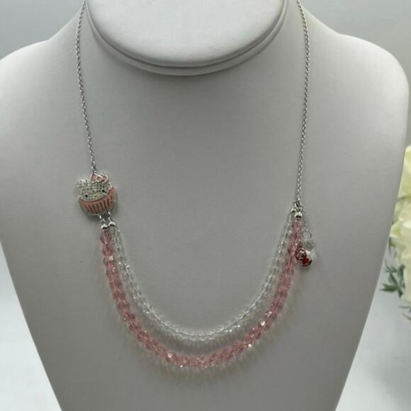 Swarovski x Hello Kitty Sweets
Cupcake Pendant Kawaii Pink Crystal Necklace - Picture 1 of 11